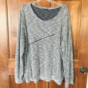 3X Grey Sweater